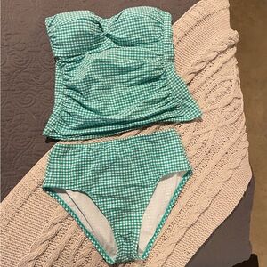 RSVP by Draper James Bandeau Tankini Swimsuit